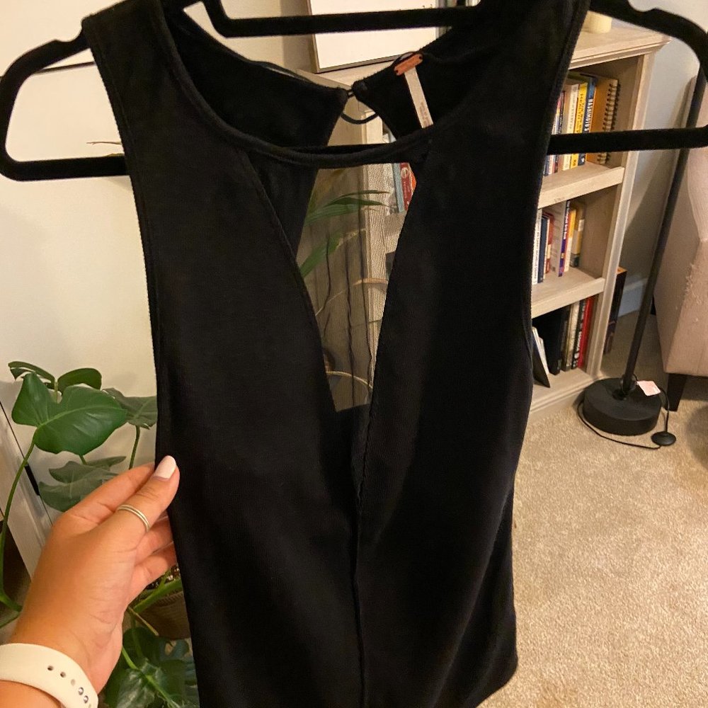 Free People Black Tank Top